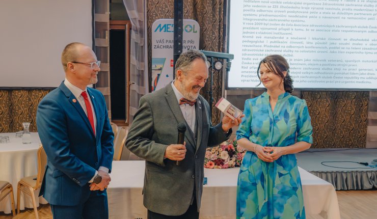 Tři desetiletí v první linii: Marek Slabý získal ocenění za celoživotní přínos záchranné službě